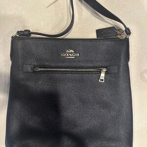 Coach Midnight Black Leather Crossbody
